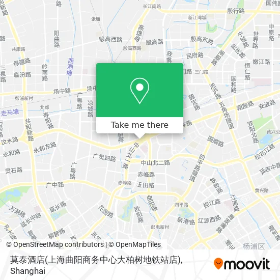 莫泰酒店(上海曲阳商务中心大柏树地铁站店) map