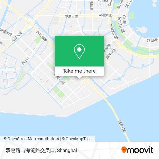 双惠路与海流路交叉口 map