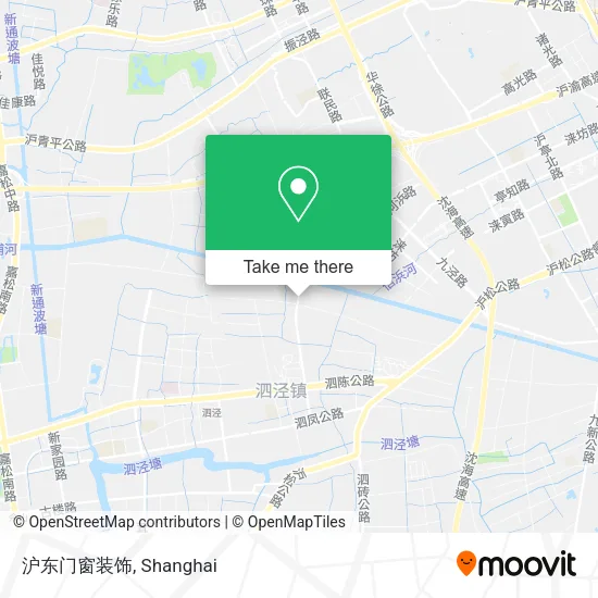 沪东门窗装饰 map