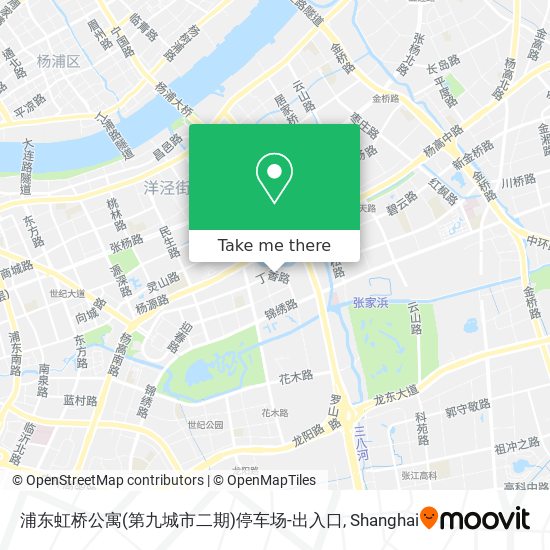 浦东虹桥公寓(第九城市二期)停车场-出入口 map