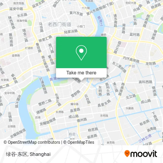 绿谷-东区 map