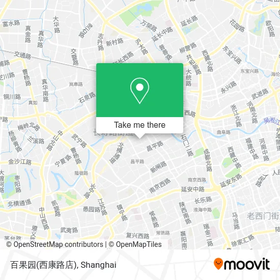 百果园(西康路店) map