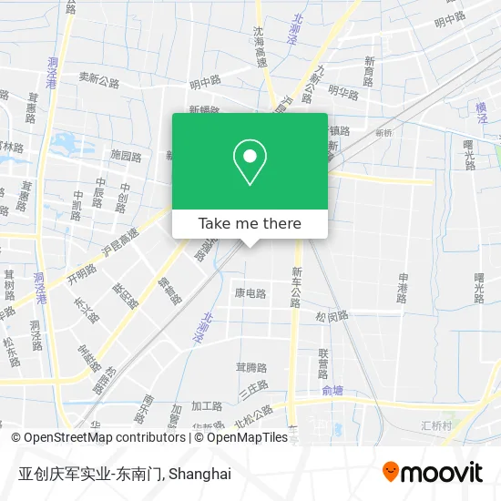 亚创庆军实业-东南门 map