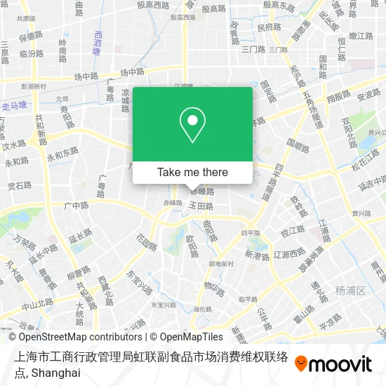 上海市工商行政管理局虹联副食品市场消费维权联络点 map