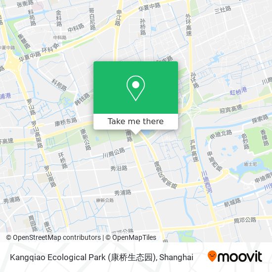 Kangqiao Ecological Park (康桥生态园) map