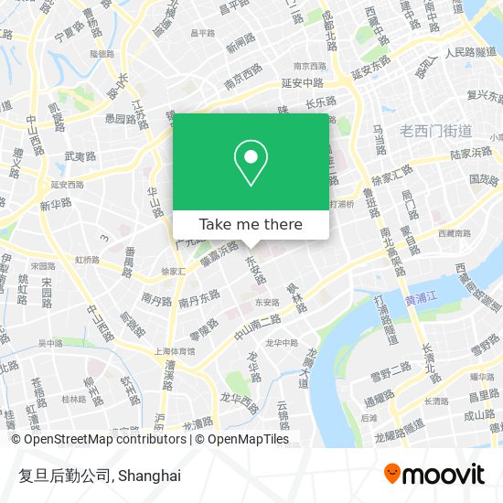 复旦后勤公司 map