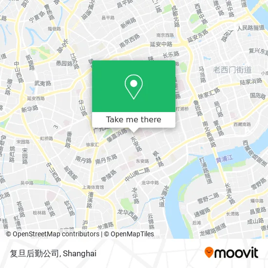 复旦后勤公司 map