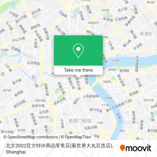 北京2022官方特许商品零售店(新世界大丸百货店) map