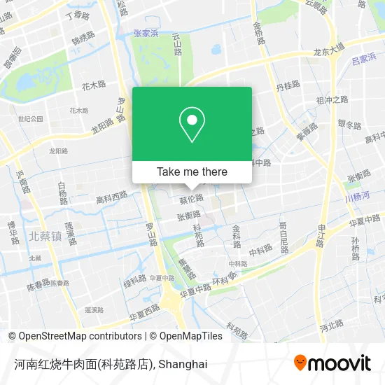 河南红烧牛肉面(科苑路店) map