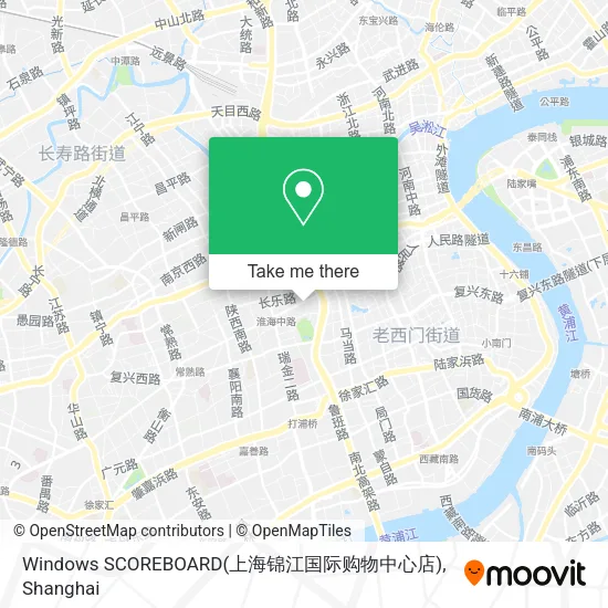 Windows SCOREBOARD(上海锦江国际购物中心店) map