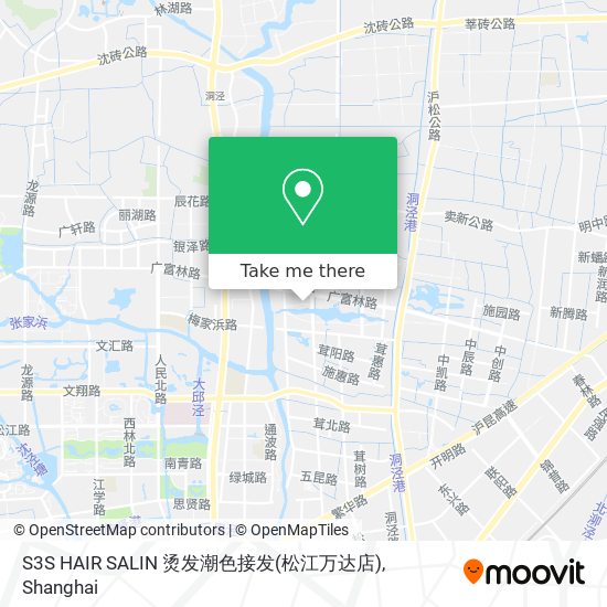 S3S HAIR SALIN 烫发潮色接发(松江万达店) map