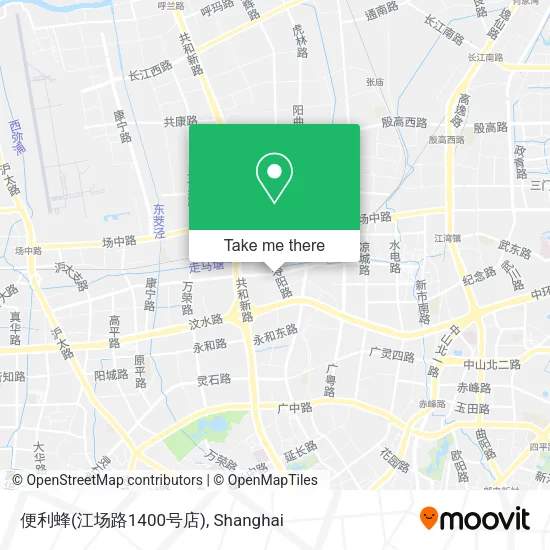 便利蜂(江场路1400号店) map