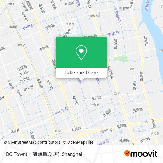 DC Town(上海旗舰总店) map