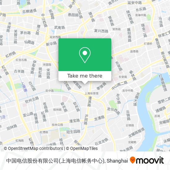中国电信股份有限公司(上海电信帐务中心) map