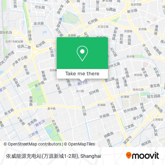 依威能源充电站(万源新城1-2期) map