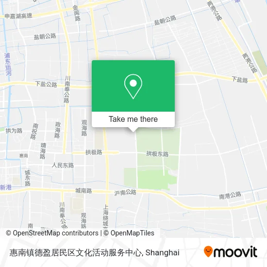 惠南镇德盈居民区文化活动服务中心 map
