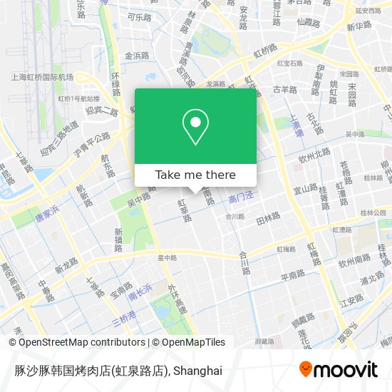 豚沙豚韩国烤肉店(虹泉路店) map