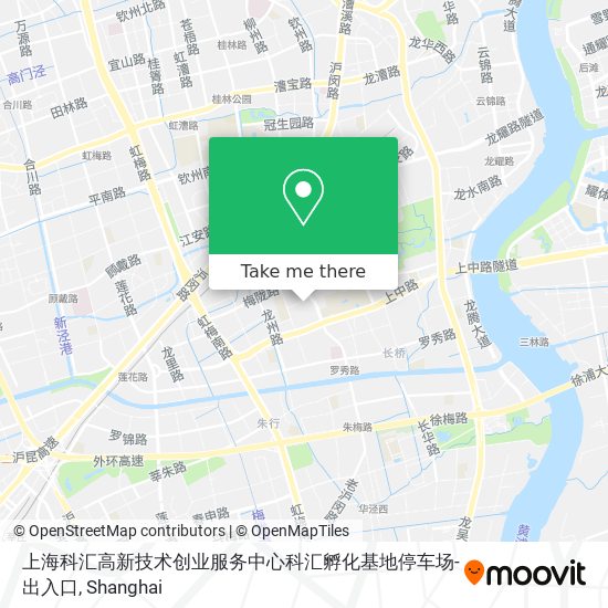 上海科汇高新技术创业服务中心科汇孵化基地停车场-出入口 map