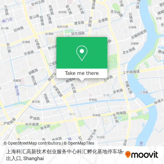 上海科汇高新技术创业服务中心科汇孵化基地停车场-出入口 map