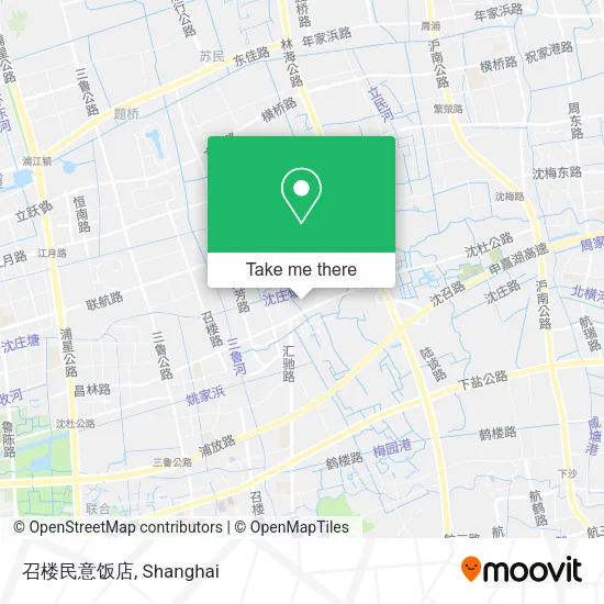 召楼民意饭店 map