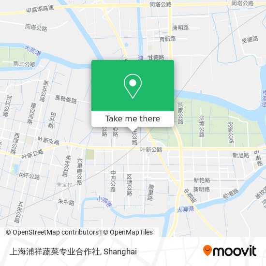 上海浦祥蔬菜专业合作社 map