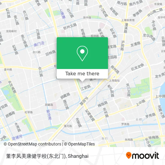 董李凤美康健学校(东北门) map