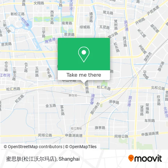 蜜思肤(松江沃尔玛店) map