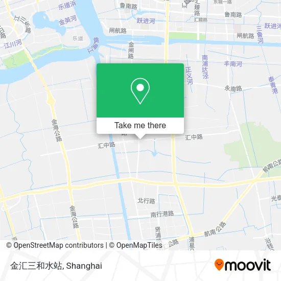 金汇三和水站 map