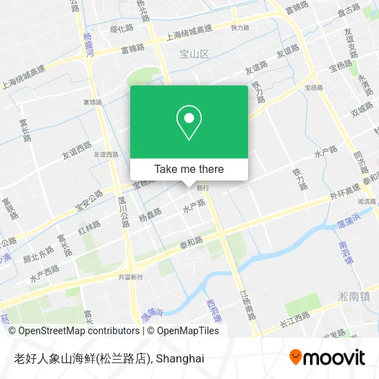 老好人象山海鲜(松兰路店) map