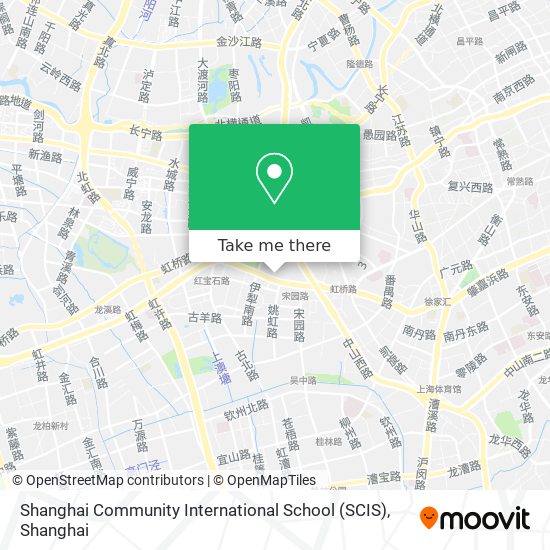 Shanghai Community International School (SCIS) map
