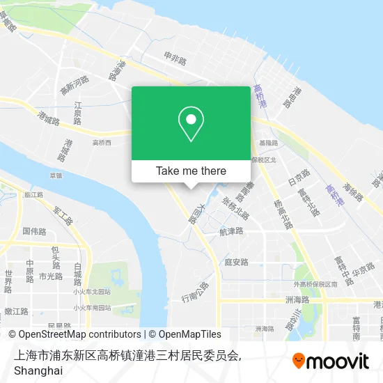 上海市浦东新区高桥镇潼港三村居民委员会 map