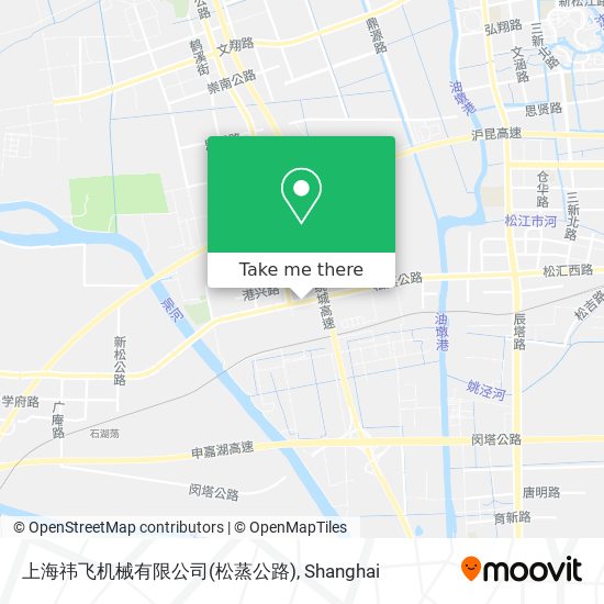 上海祎飞机械有限公司(松蒸公路) map