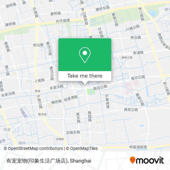 有宠宠物(印象生活广场店) map