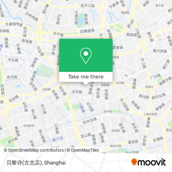 贝黎诗(古北店) map