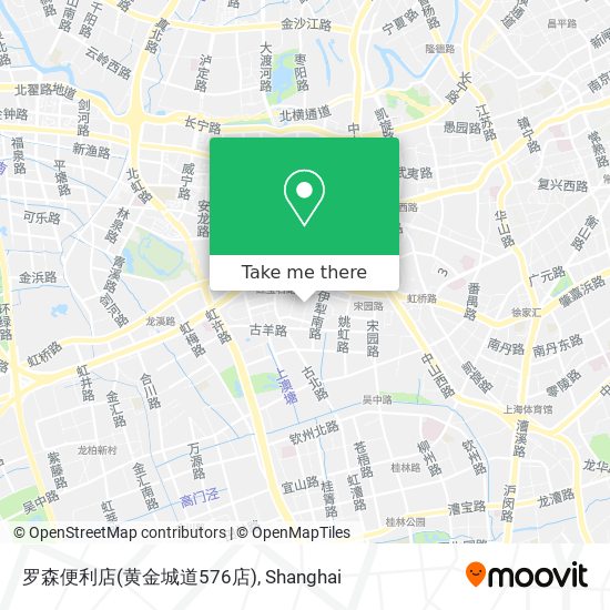 罗森便利店(黄金城道576店) map