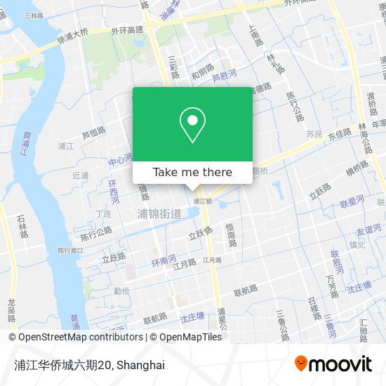浦江华侨城六期20 map