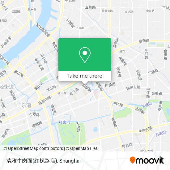 清雅牛肉面(红枫路店) map