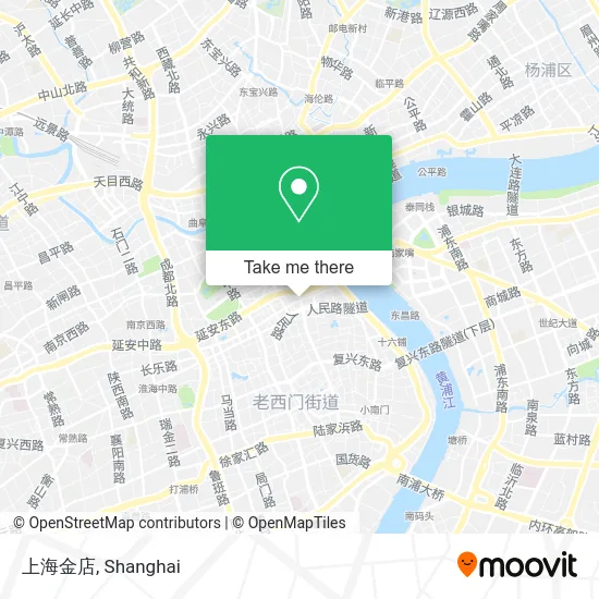 上海金店 map