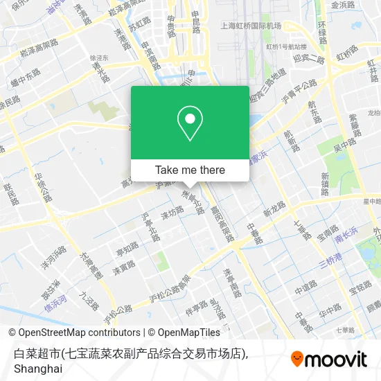 白菜超市(七宝蔬菜农副产品综合交易市场店) map