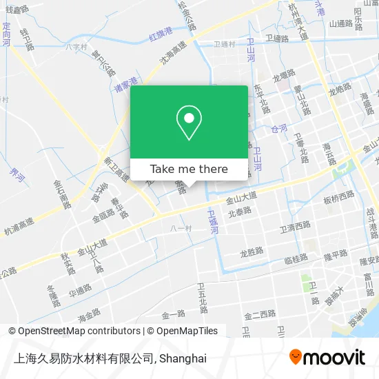 上海久易防水材料有限公司 map