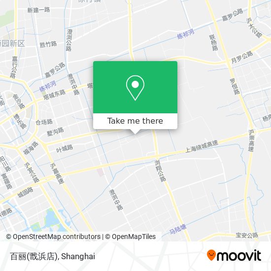 百丽(戬浜店) map