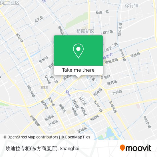 埃迪拉专柜(东方商厦店) map