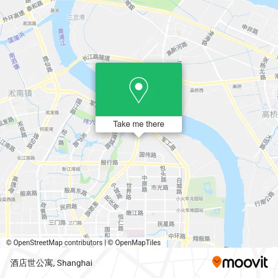 酒店世公寓 map