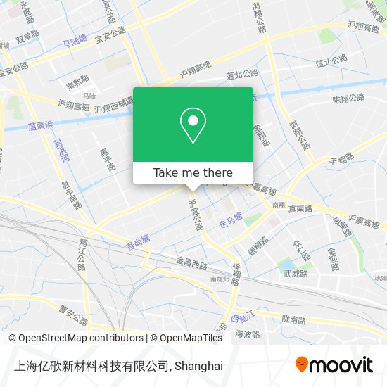 上海亿歌新材料科技有限公司 map