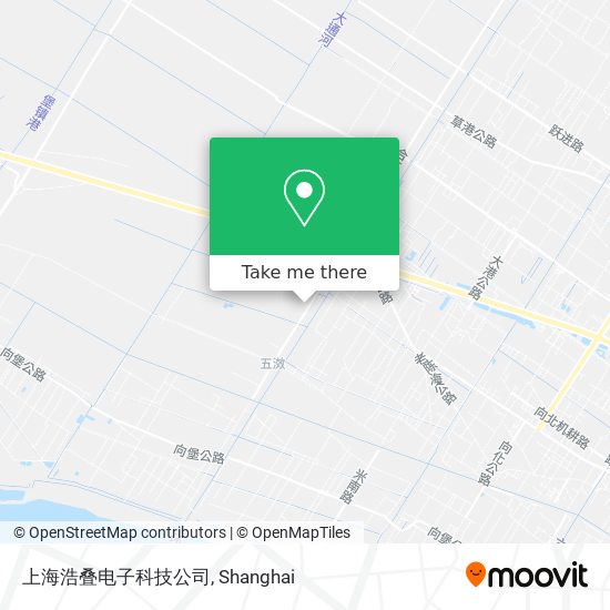 上海浩叠电子科技公司 map