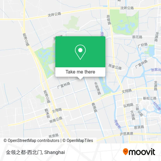 金领之都-西北门 map