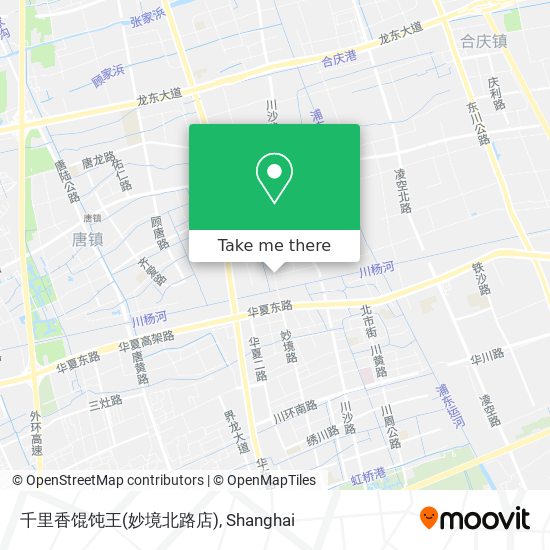 千里香馄饨王(妙境北路店) map