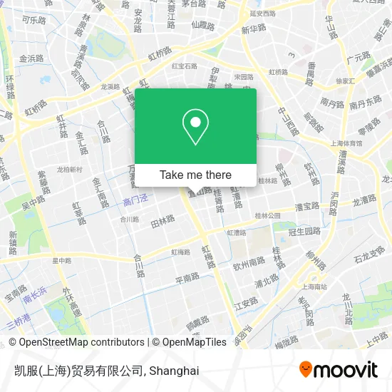 凯服(上海)贸易有限公司 map