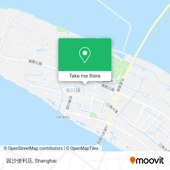 园沙便利店 map