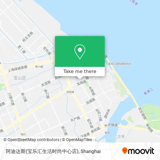 阿迪达斯(宝乐汇生活时尚中心店) map